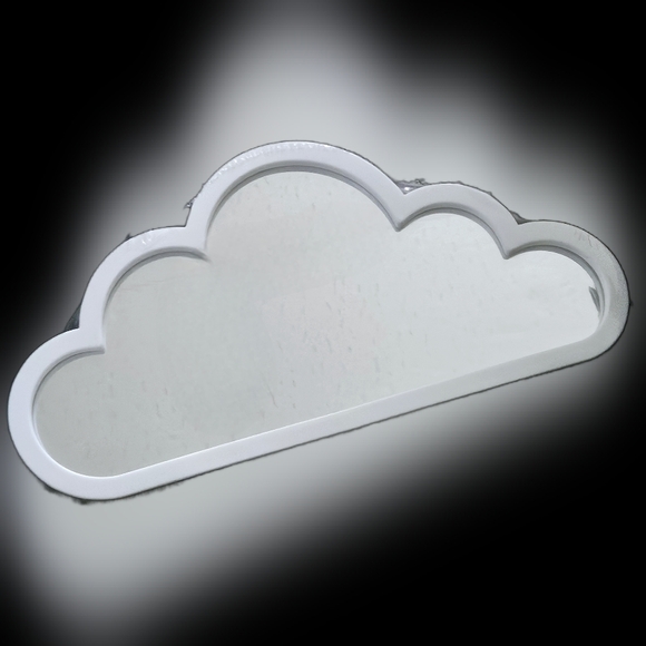 NWT 》2×《 WHITE CLOUD MIRRORS 10"×5"! - Picture 4 of 10